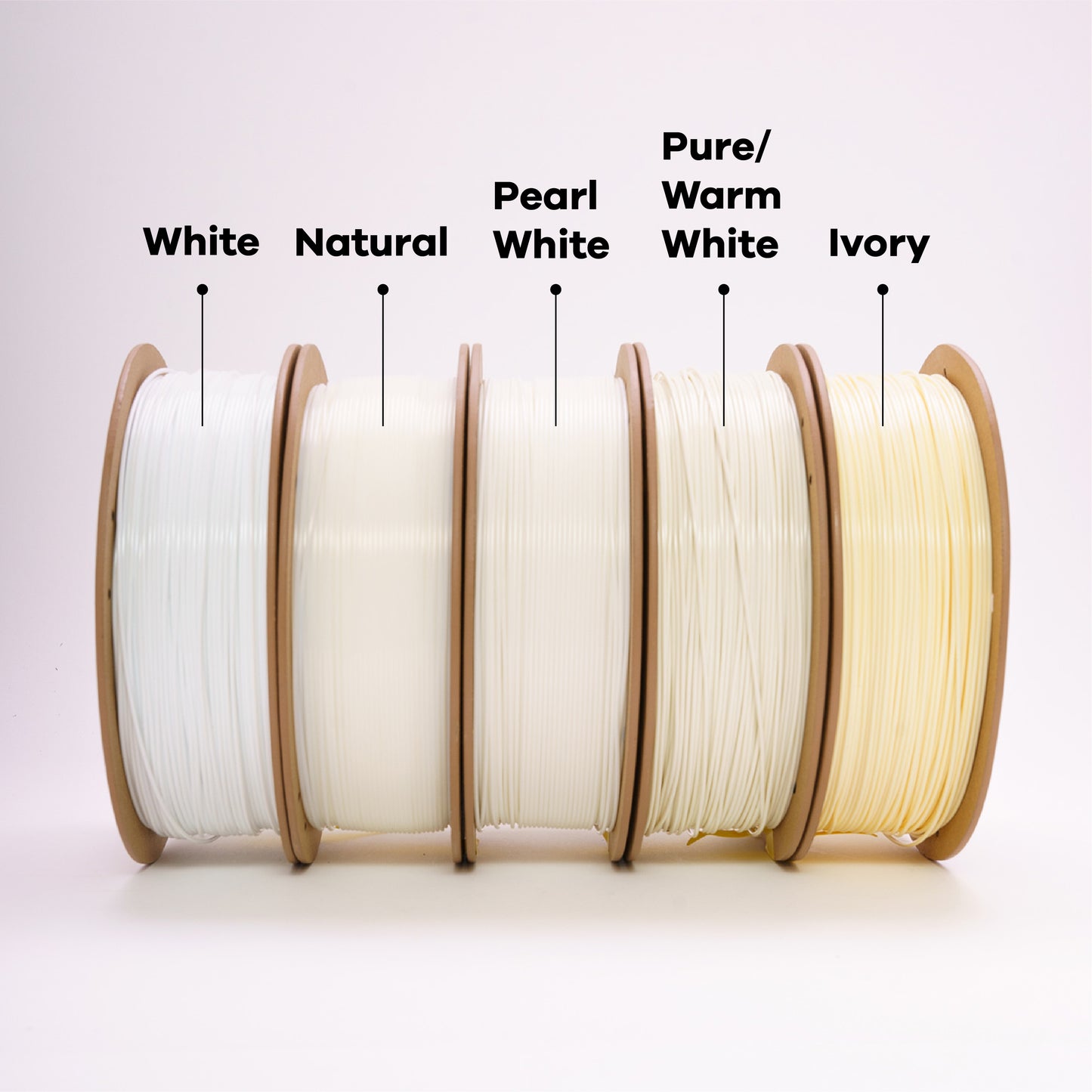 EconoFil™ Basic PLA Filament - Pearl White - 1.75mm - 1 KG