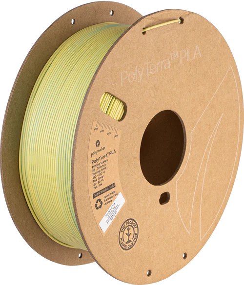 PolyTerra™ Dual PLA - Chameleon (Teal-Yellow) - 1.75mm - 1KG